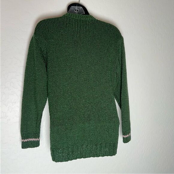 MARC JACOBS X HEAVEN Pink Green Stripe V Neck Sweater M - Picture 4 of 9